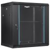 VEVOR 12U Wall Mount Network Server Cabinet, 15.5'' Deep, Server Rack Cabinet Enclosure, 200 lbs Max. Ground-mounted Load Capacity