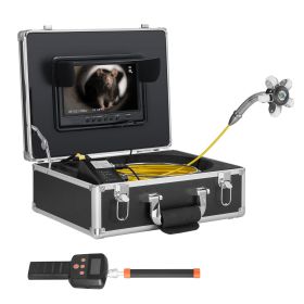 Sewer Camera 98 ft Self-Leveling Duct Camera with 512Hz Locator 36X Zoom