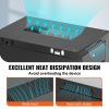 VEVOR 12U Wall Mount Network Server Cabinet, 15.5'' Deep, Server Rack Cabinet Enclosure, 200 lbs Max. Ground-mounted Load Capacity