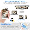 E27 WiFi Bulb Digital Camera 1080P FHD WiFi IP Pan Tilt Security Surveillance Camera with Two-Way Audio Night Vision Motion Detection Function APP Con