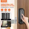 VEVOR Mechanical Keyless Entry Door Lock, 14 Digit Keypad, Double-sided Embedded Outdoor Gate Door Locks Set with Handle and Keypad