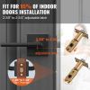 VEVOR Privacy Door Handle, 1 Pack Matte Black Door Lever, Left or Right Handing Reversible Lever with Keyless Lock, 45° Rotation to Open
