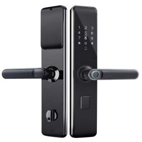 "Smart Security Handle with Digital Tuya Integration - WiFi Enabled Apartment Fingerprint Door Lock with Keys" (TYPES: FINGER PRINT, SPECIAL FEATURES: ANTI PEEPE CODE)