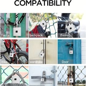 Fingerprint padlock, fingerprint lock, keyless biometric lock, suitable for luggage, backpacks, bicycles, study lockers, locker locks (Color: black)